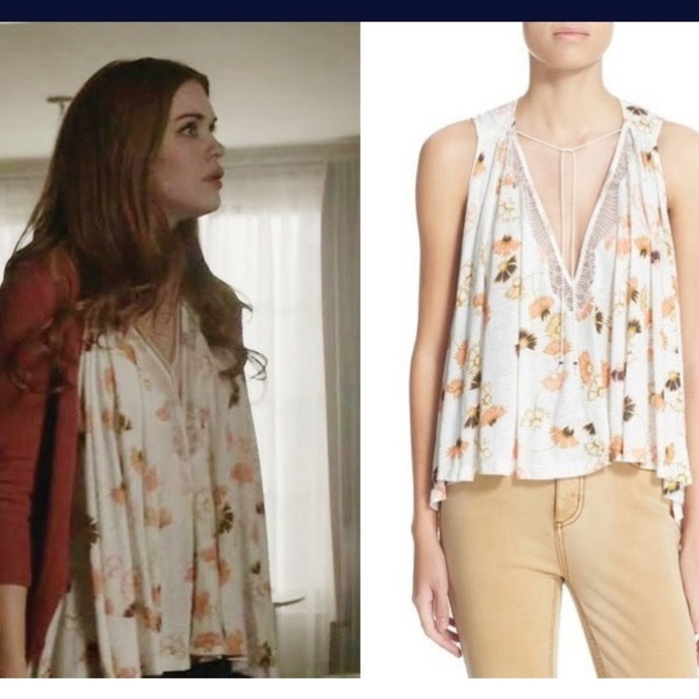 Free People Love Potion top in Magnolia Combo